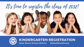 kindergarten registration graphic - time to register