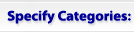 Specify Categories
