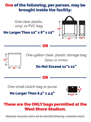 clear bag policy graphic