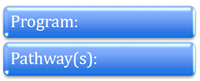 program pathway sample